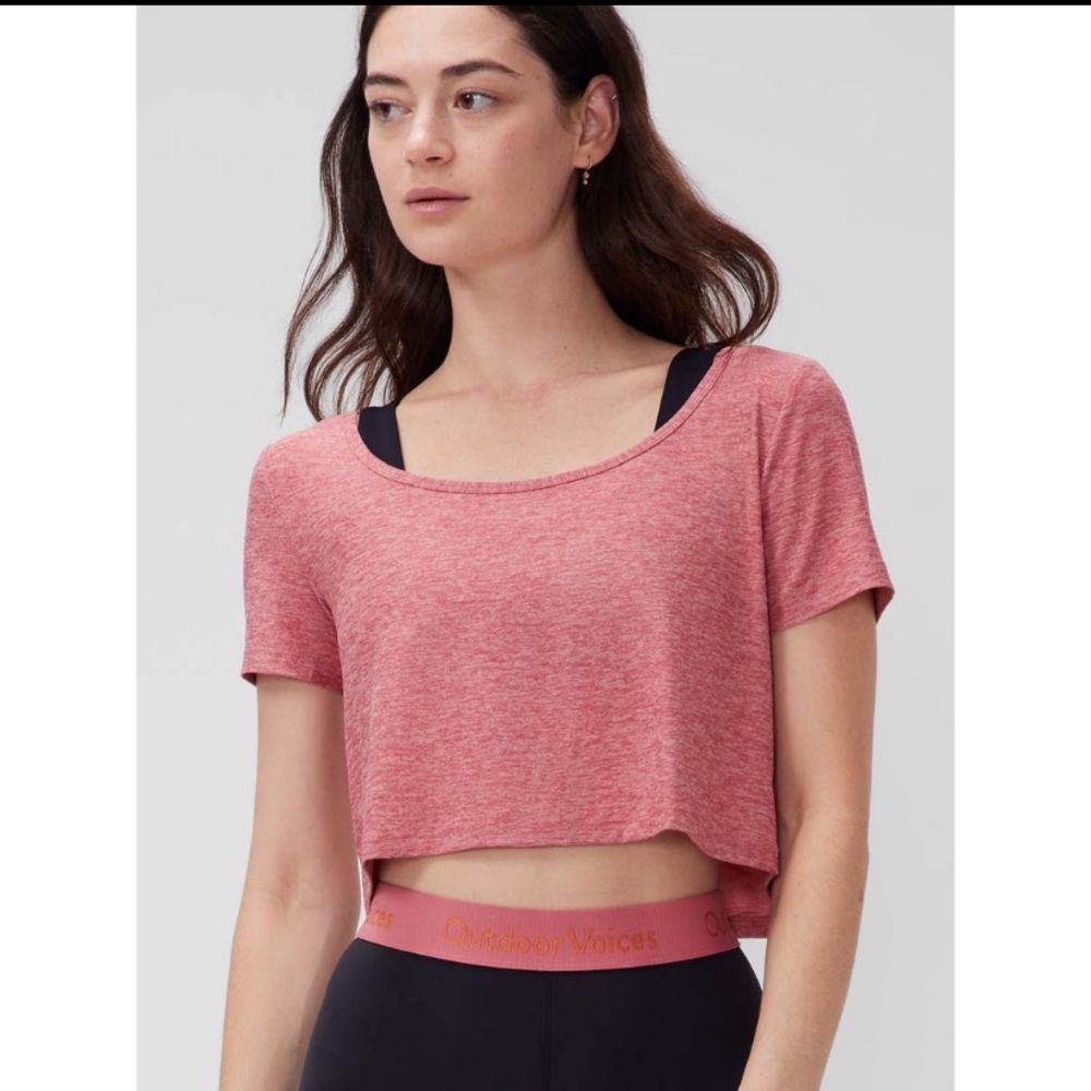 CloudKnit Crop Shortsleeve